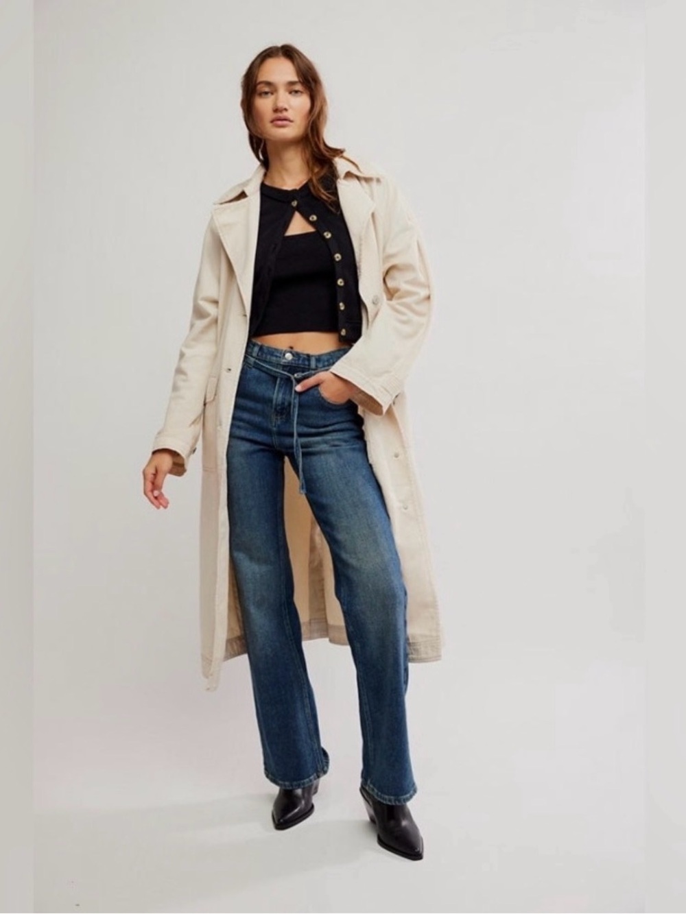 We The Free Cream Trench